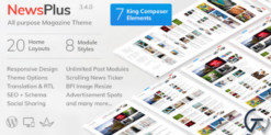 NewsPlus - News and Magazine WordPress theme 4.0.1
