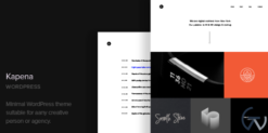 Kapena - Minimal Portfolio WordPress Theme 1.2