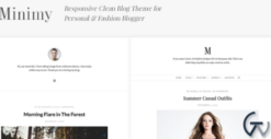 Minimy - Responsive Clean Personal & Fashion Blog 1.2.0