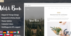 Wild Book - Vintage Blog & Portfolio Theme 1.9.6