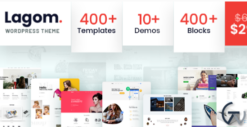 Lagom - Multi Concept MultiPurpose WordPress Theme 2.0