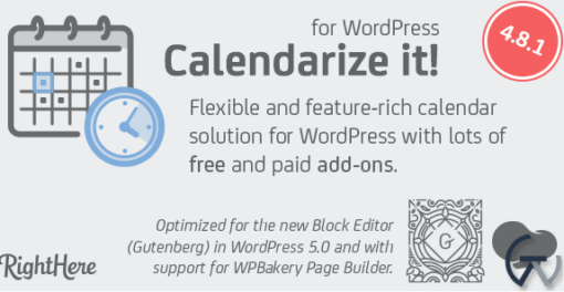 Calendarize it for WordPress 4.8.1