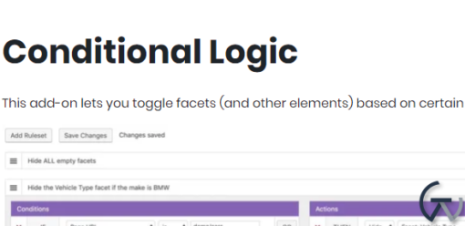 FacetWP Conditional Logic