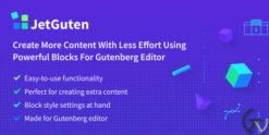 JetGuten — Blocks Set Addon for Gutenberg Editor 1.1.2