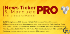 Pro News Ticker & Marquee for Visual Composer 1.5.0
