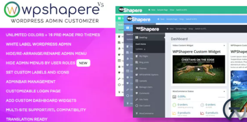 WordPress Admin Theme WPShapere