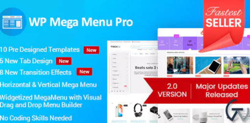 WP Mega Menu Pro Responsive Mega Menu Plugin for WordPress