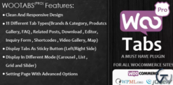 WooCommerce Product Tab Pro 3.0