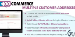 WooCommerce Multiple Customer Addresses 24.4