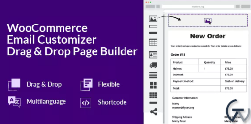 WooCommerce Email Customizer with Drag and Drop Email Builder