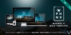 Phoenix – WordPress Minimal Multipurpose Portfolio with Visual Composer 1.5