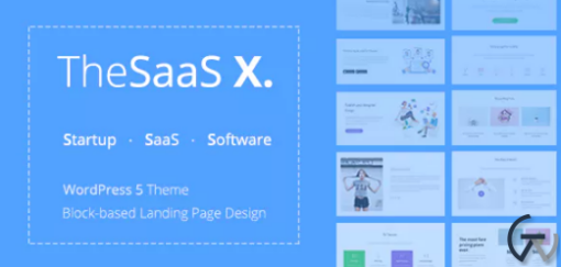 TheSaaS X Responsive SaaS Startup Business WordPress Theme