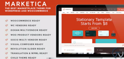 Marketica eCommerce and Marketplace WooCommerce WordPress Theme