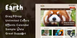 Earth – Eco/Environmental NonProfit WordPress Theme 4.4