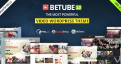 Betube Video WordPress Theme 3.0.7