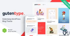 Gutentype | 100% Gutenberg WordPress Theme for Modern Blog 2.1.8