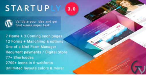 Startuply Multi Purpose Startup Theme