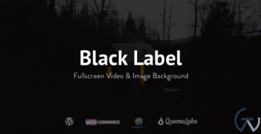 Black Label Fullscreen Video Image Background