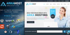 Arka Host – WHMCS Hosting, Shop & Corporate Theme 5.3