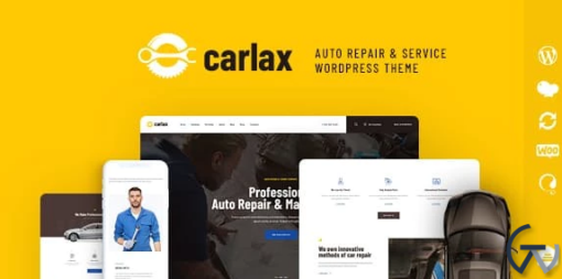 Carlax Car Parts Store Auto Service WordPress Theme