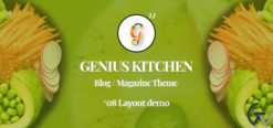 Genius Kitchen - News Magazine and Blog Food WordPress Theme