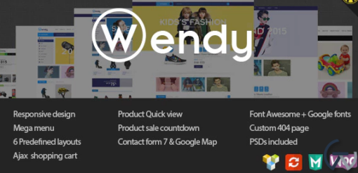 Wendy Multi Store WooCommerce Theme