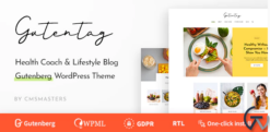 GutenTag - 100% Gutenberg Blog WordPress Theme 1.0.1