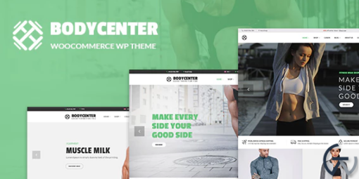 BodyCenter Fitness WooCommerce WordPress Theme