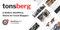 Tonsberg - A Modern WordPress Theme for Travel Bloggers 1.6