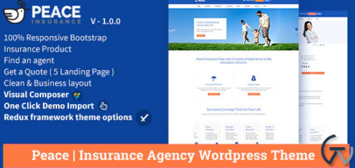 Peace Insurance Agency WordPress Theme