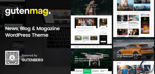 GutenMag Gutenberg WordPress Theme for Magazine and Blog