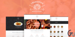 Crab & Spice | Restaurant and Cafe WordPress Theme 1.3.1
