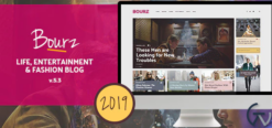 Bourz: Life, Entertainment & Fashion Blog Theme 7.0.6