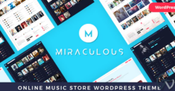 Miraculous - Online Music Store WordPress Theme 1.2.1