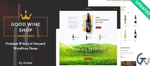 Good Wine Vineyard Winery Shop WordPress Theme