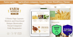 Farm Agrico | Agricultural Business WordPress Theme 1.3.7