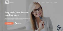 Vanessa - Easy Startup Landing Page WP Theme 1.01