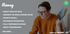 Rowsy - WordPress Blog Theme