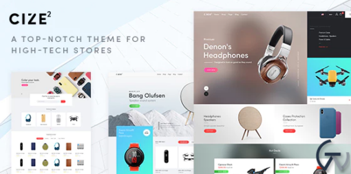 Cize Electronics Store WooCommerce Theme RTL Supported