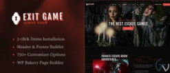 Exit Game | Real-Life Room Escape WordPress Theme 1.4.1