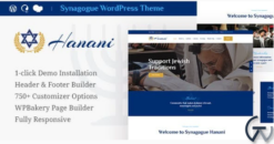 Hanani | Jewish Community & Synagogue WordPress Theme 1.2.2