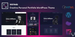 Intrinsic - Creative Personal Portfolio WordPress Themes