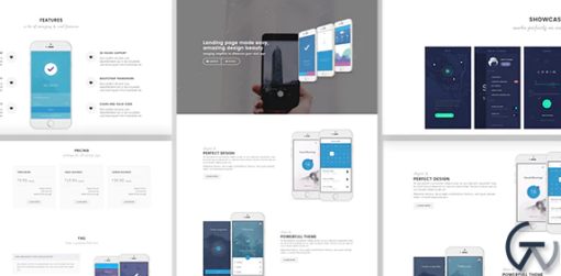 Decades App Showcase App Store WordPress Theme