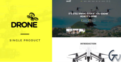 Drone - Single Product WordPress Theme 4.0