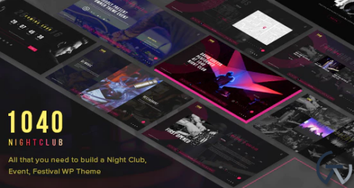 1040 Night Club DJ Music Festival WordPress Theme