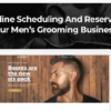 Groomly Mens Grooming Scheduling Reservation WordPress Theme
