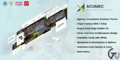 Acumec - Business Multipurpose WordPress Theme 1.6