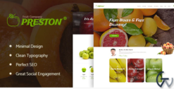 Preston | Fruit Company & Organic Farming WordPress Theme 1.1.9