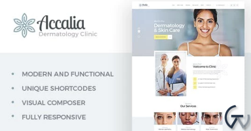 Accalia Dermatology Clinic WordPress Theme