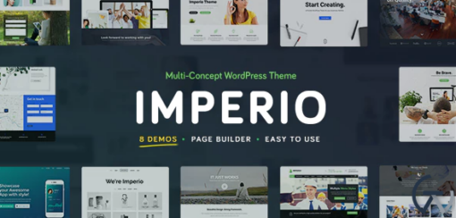 Imperio Business E Commerce Portfolio Photography WordPress Theme